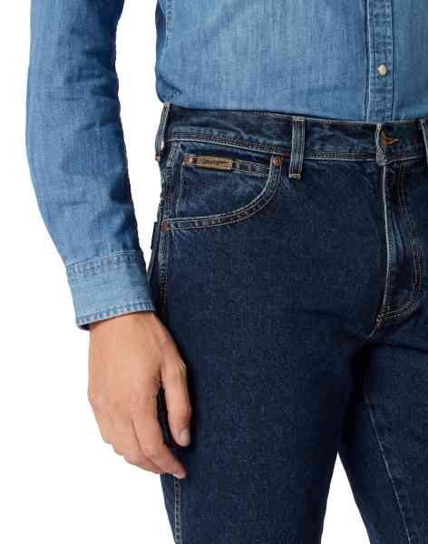 Wrangler Texas 100 % Baumwolle - Blue Black - Herren Jeans
